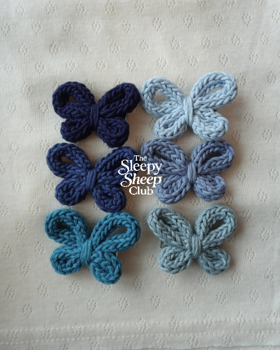 Flutter Bow - Blue Collection -