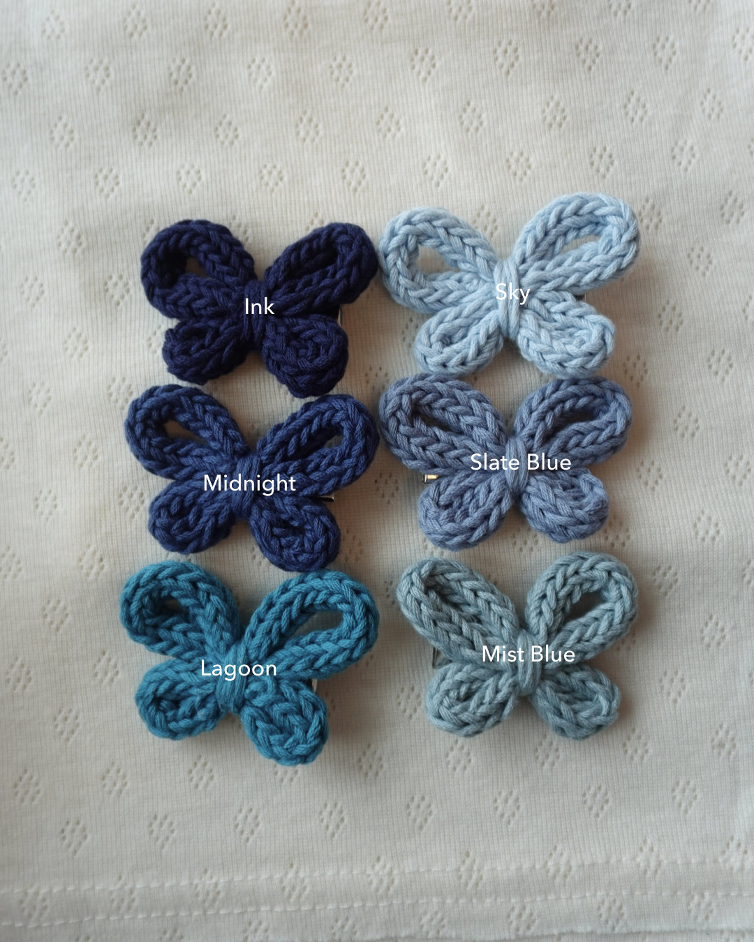Flutter Bow - Blue Collection -